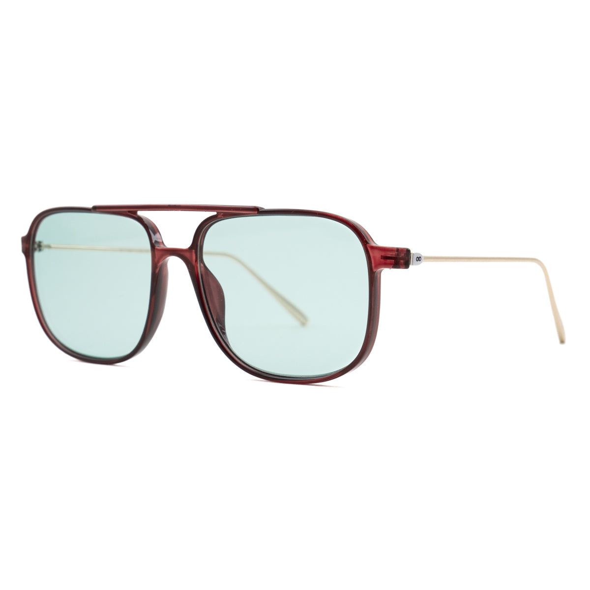 Óculos de Sol Caravan - Metal Chocolate - Lente Turquesa