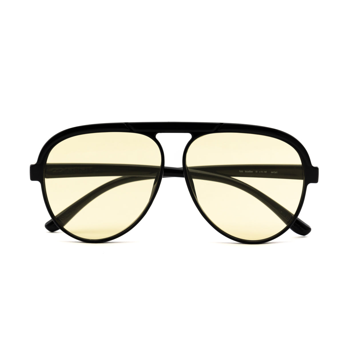 Óculos de Sol Paris - Preto Brilhante - Lente Amarela