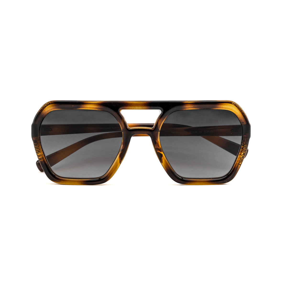 Óculos de sol Lyon - Tartaruga - lente degradada cinza