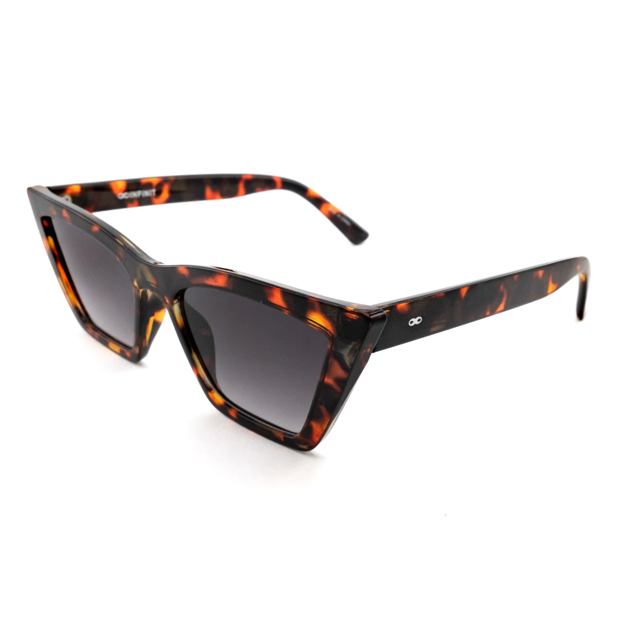 Óculos de sol Frida - Tartaruga - Lente Gradiente Cinza