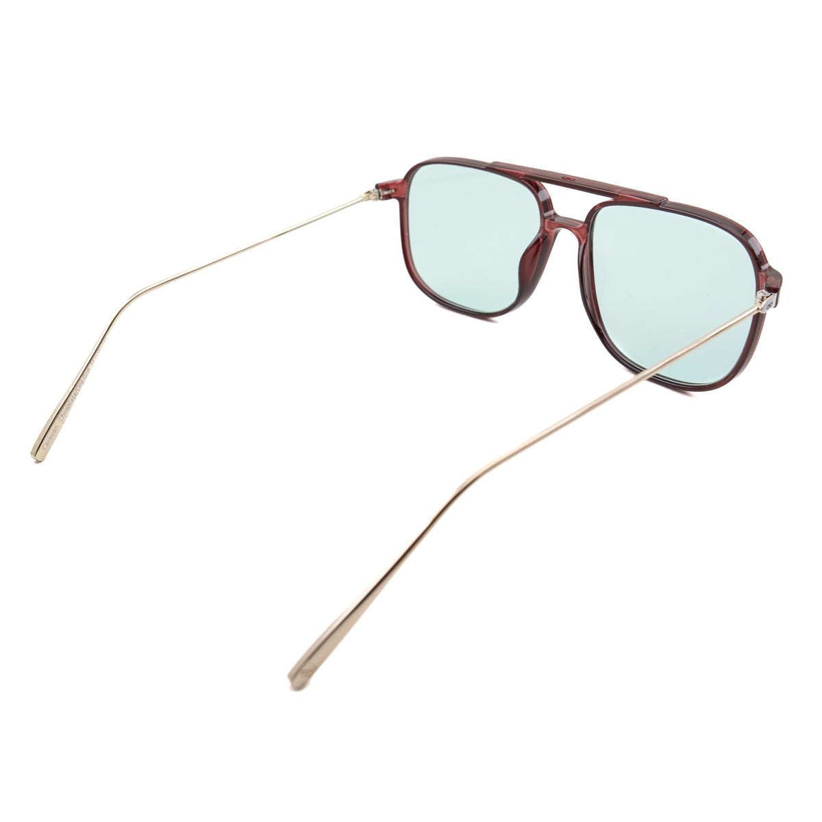 Óculos de Sol Caravan - Metal Chocolate - Lente Turquesa