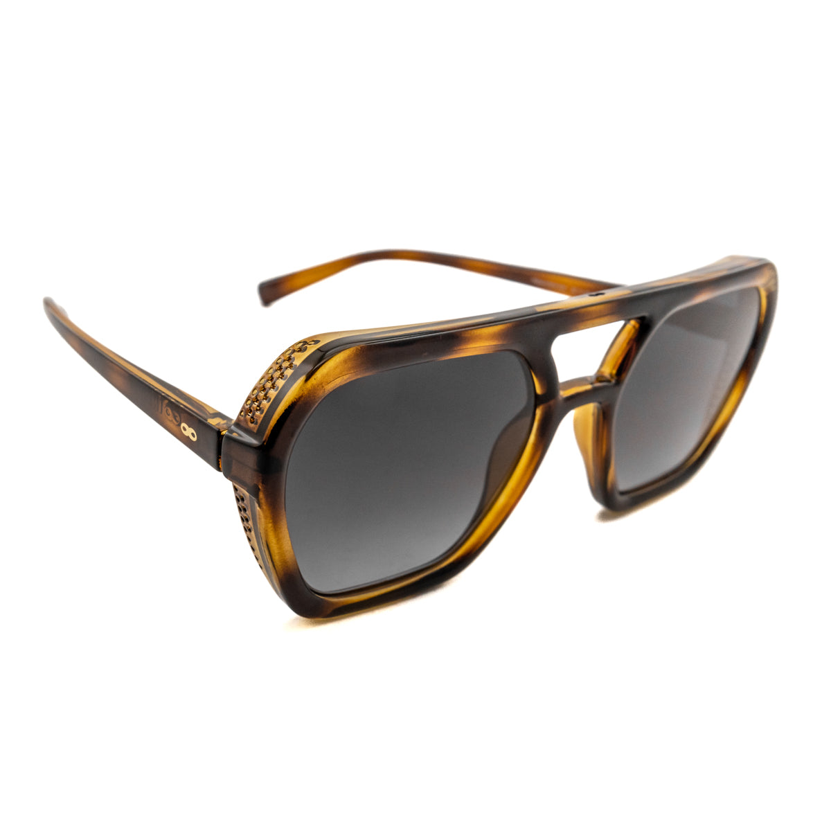 Óculos de sol Lyon - Tartaruga - lente degradada cinza