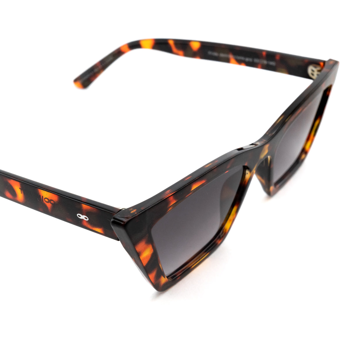 Óculos de sol Frida - Tartaruga - Lente Gradiente Cinza