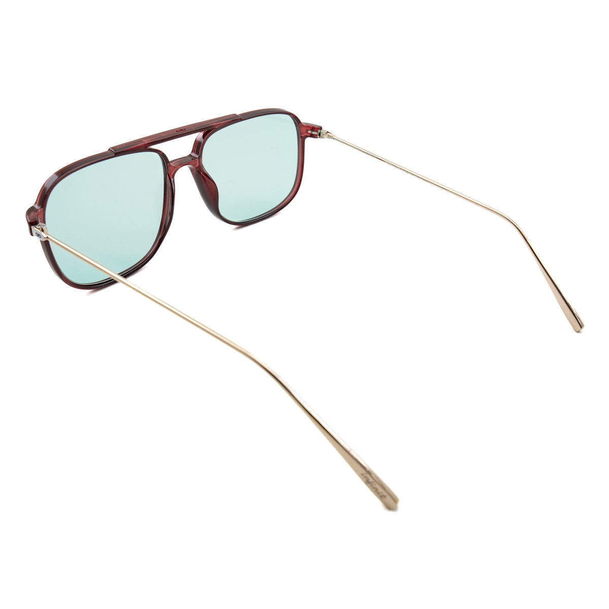 Óculos de Sol Caravan - Metal Chocolate - Lente Turquesa