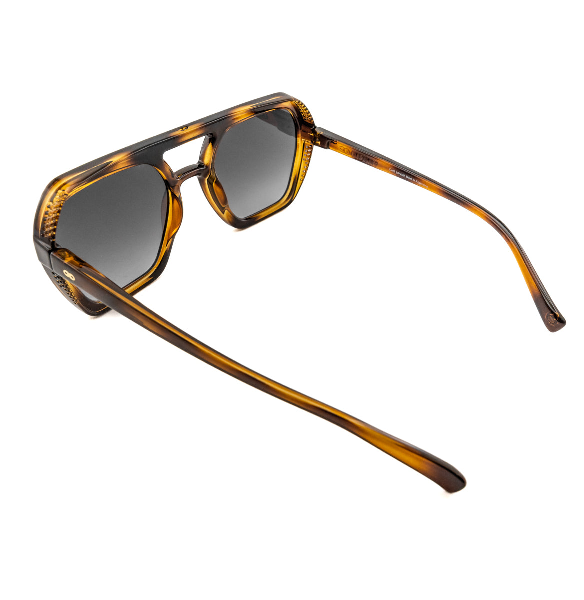 Óculos de sol Lyon - Tartaruga - lente degradada cinza