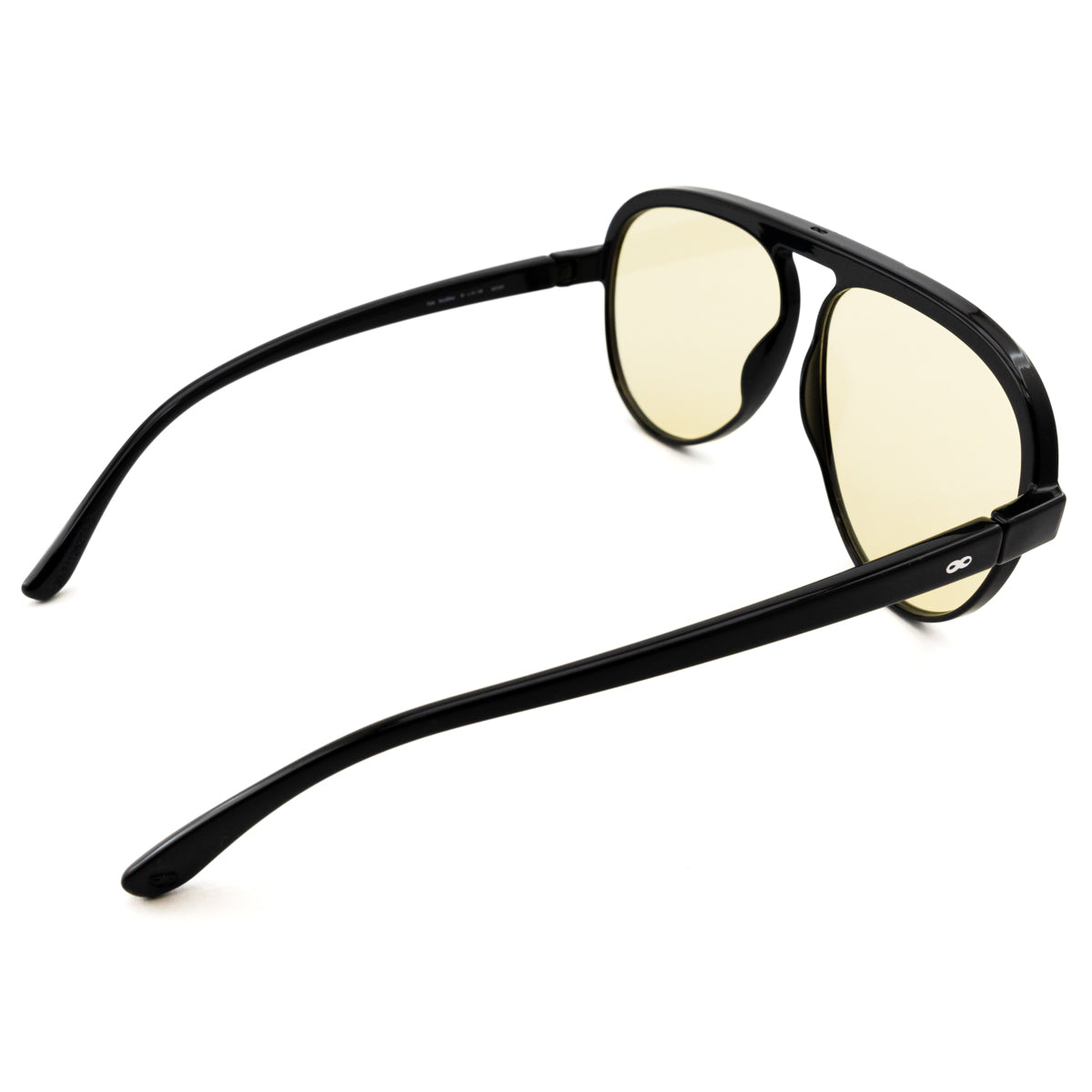 Óculos de Sol Paris - Preto Brilhante - Lente Amarela