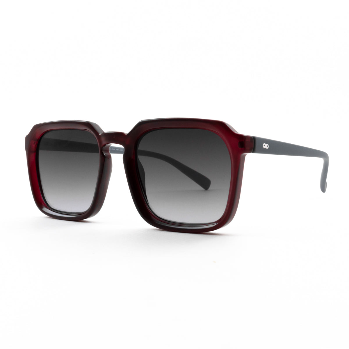 Óculos de sol Monaco - Borgonha - lente gradiente cinza