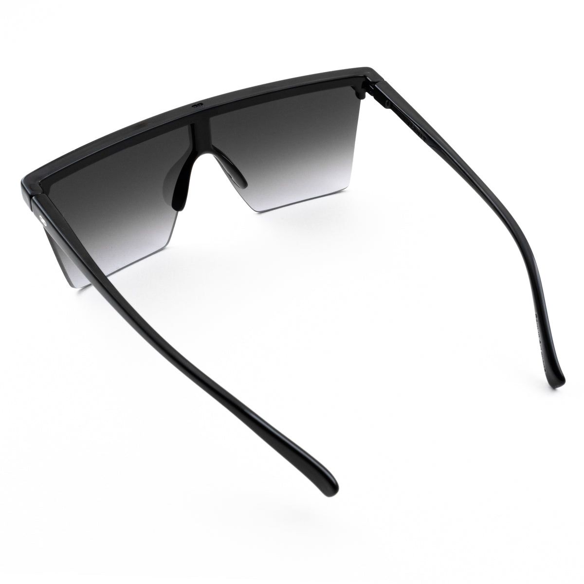 Óculos de sol Moscow - Preto brilhante - Lente cinza degradada