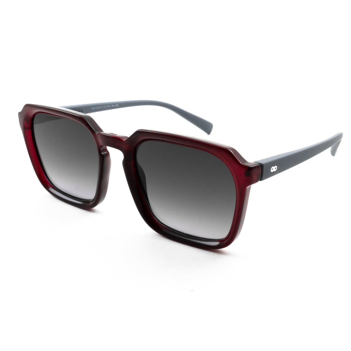 Óculos de sol Monaco - Borgonha - lente gradiente cinza