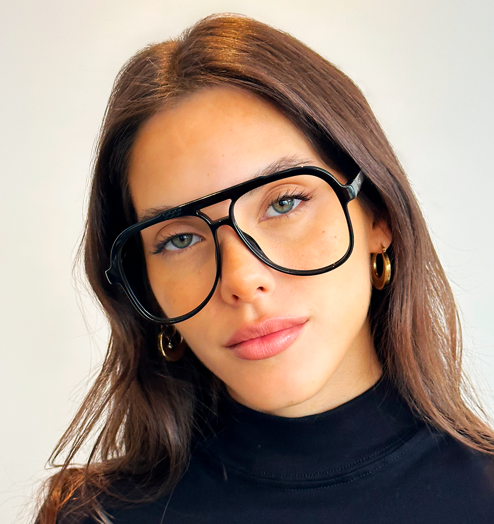 ÓCULOS DE GRAU Triple XXX - Preto Brilhante