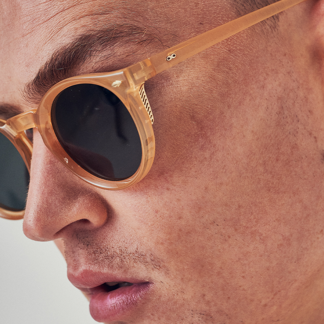 Óculos de sol Holbox - Mel - Lente Polarizada Verde