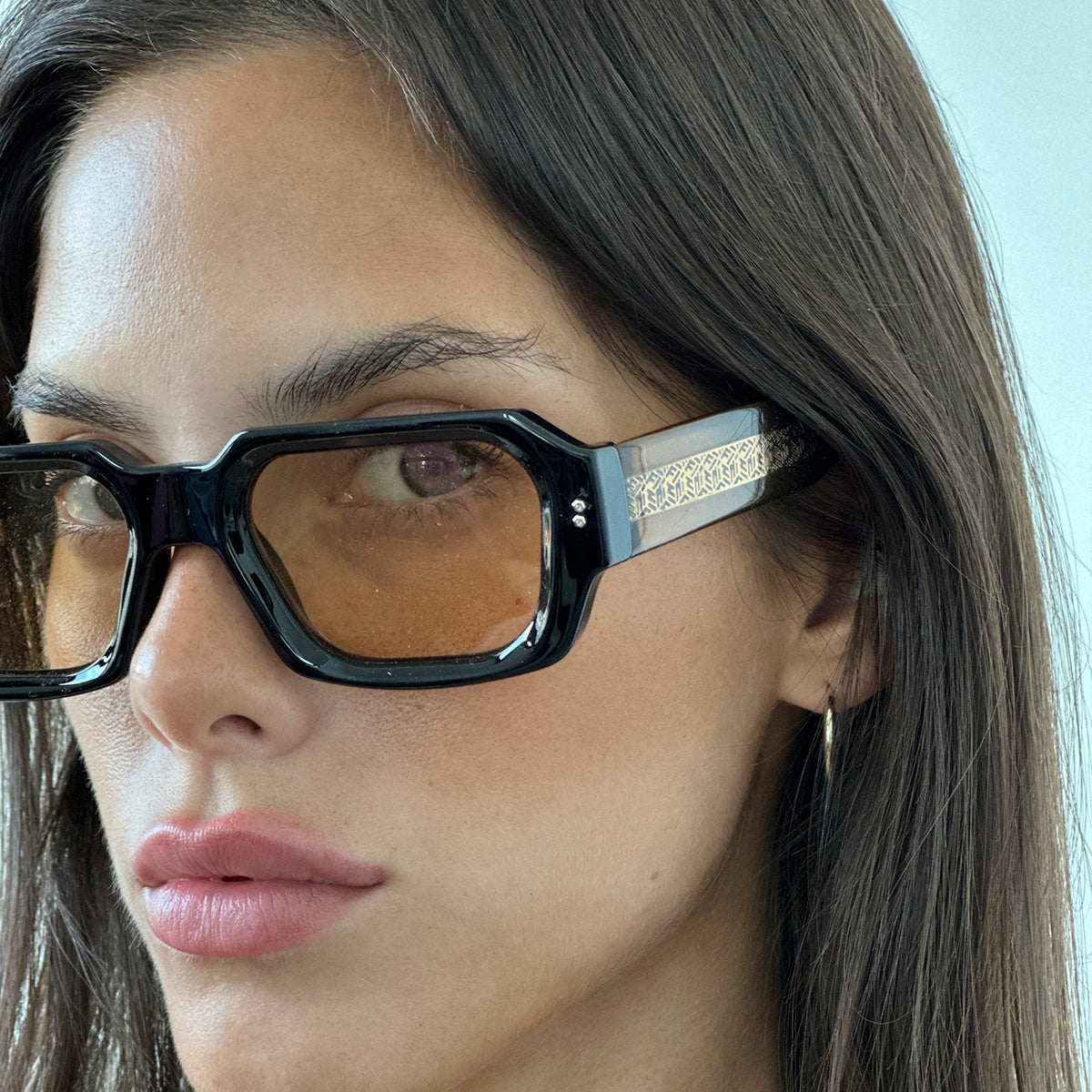 Óculos de sol Bronx - Preto Brilhante Torrada - Lente Torrada