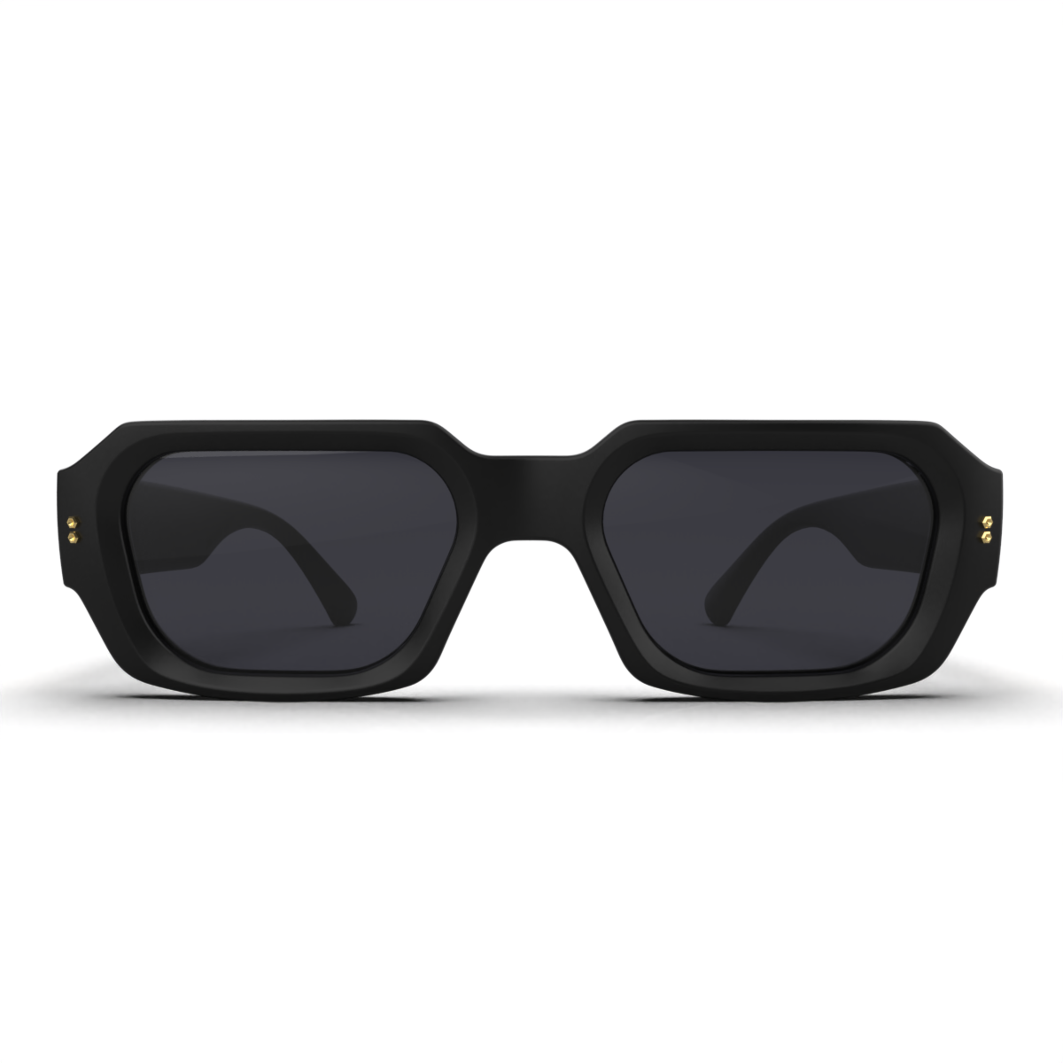 Óculos de sol Bronx Premium Series - Preto Fosco Uroboro - Lente Cinza