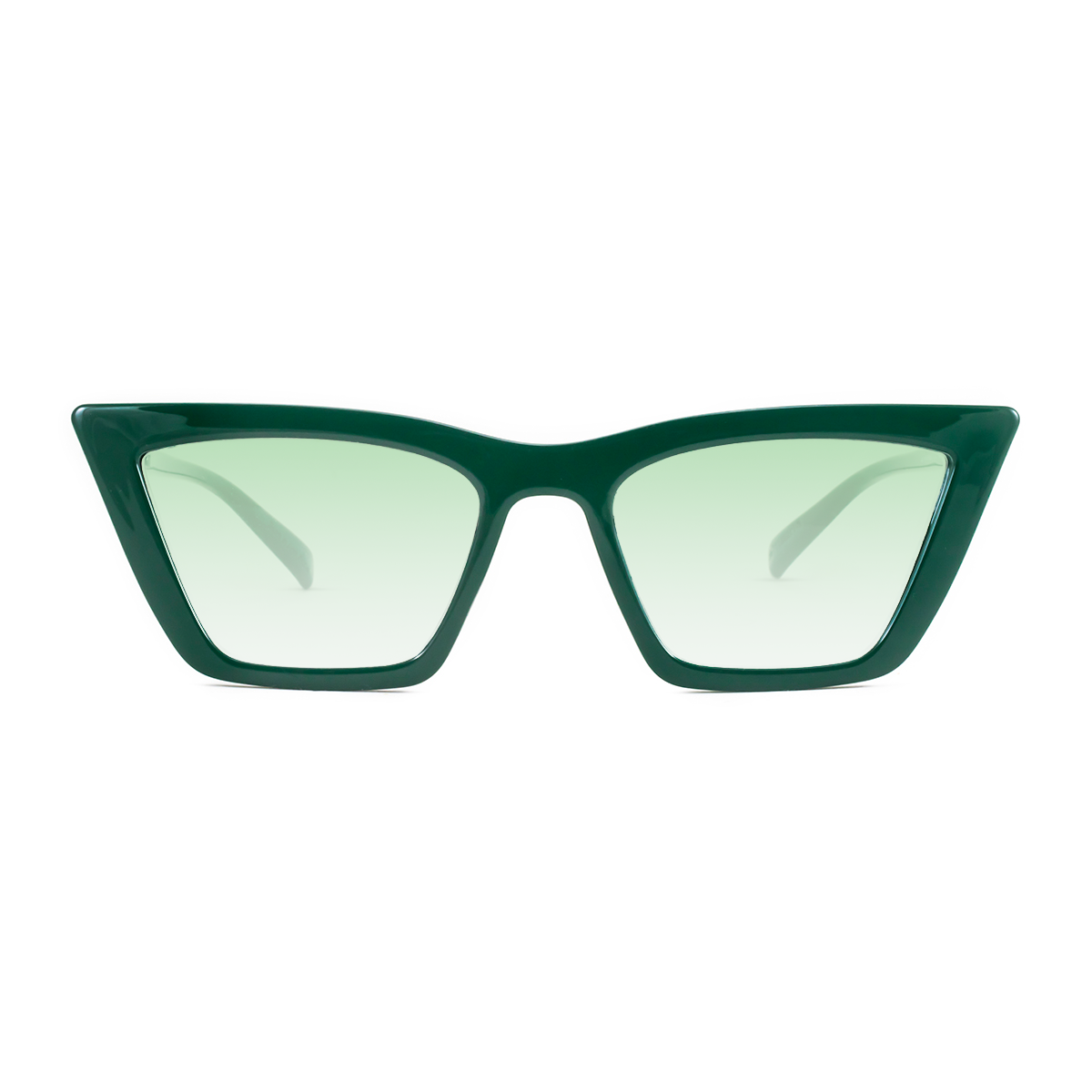 Óculos DE SOL Frida - Verde Bottega - Lente Degrade Verde