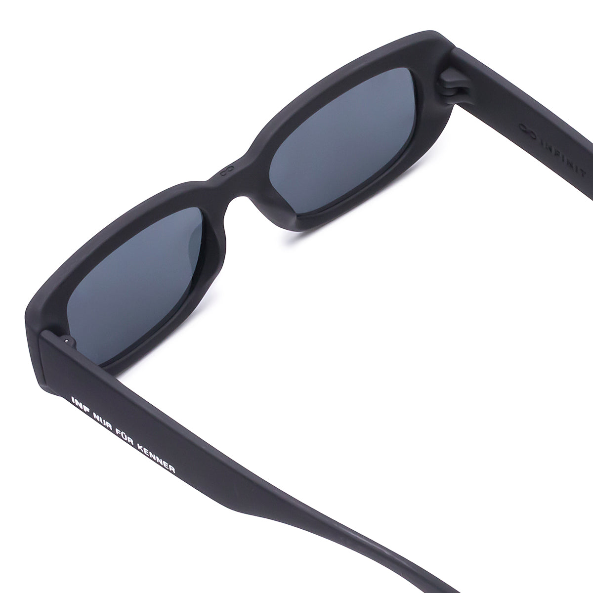 Óculos de sol New York - Preto Fosco - Lente cinza