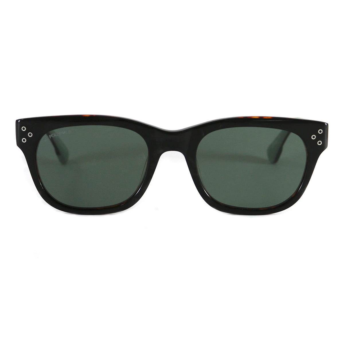 ÓCULOS DE SOL ZAMNA - Preto Brilhante Demi - Lente Cinza Polarizado