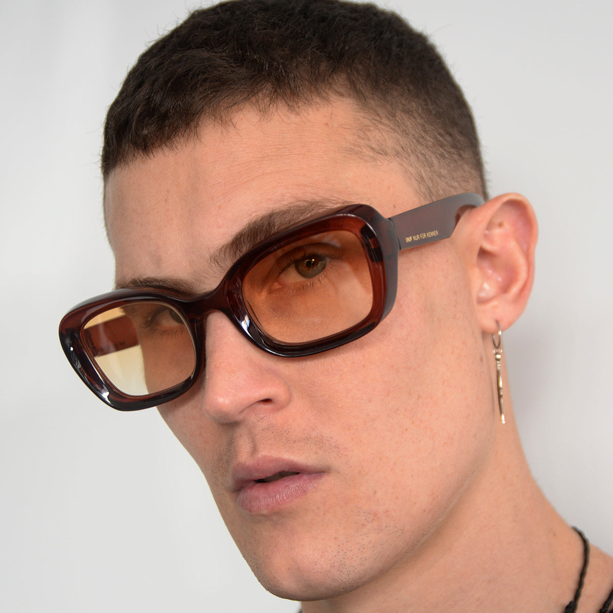 ÓCULOS DE SOL Turin - Chocolate - Lente degradada Laranja