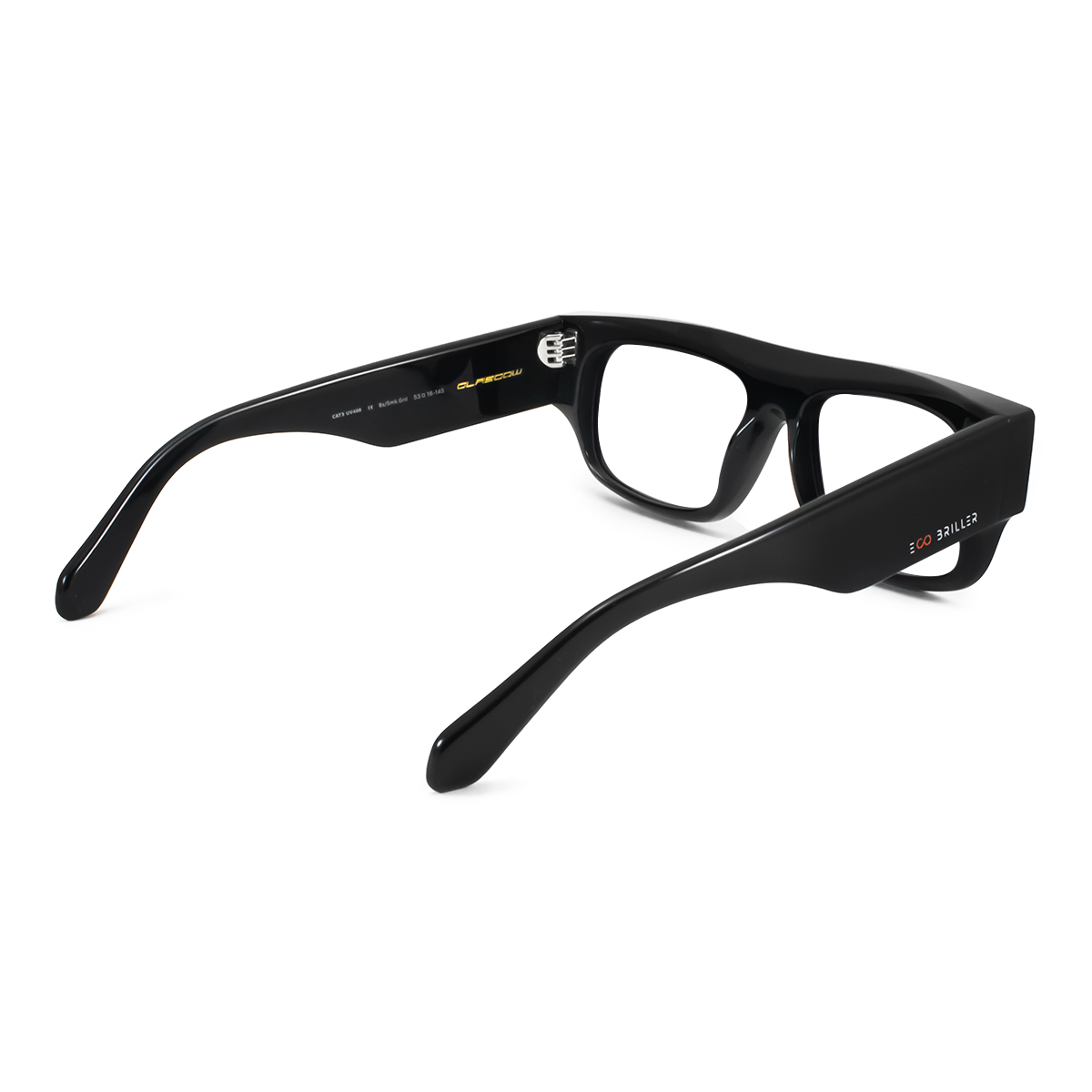 ÓCULOS DE GRAU Glasgow Eco Briller - Preto Brilhante