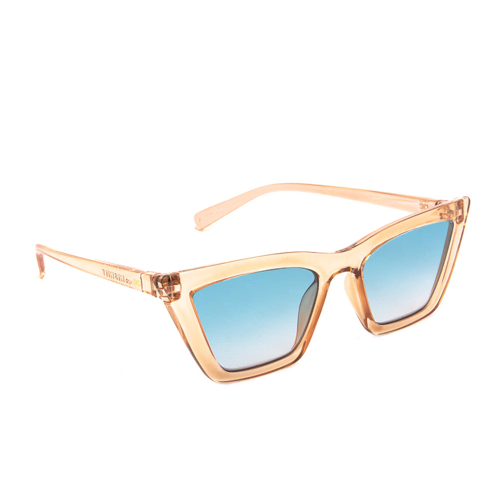 Óculos DE SOL Frida - Torrado - Lente Degrade Azul Claro