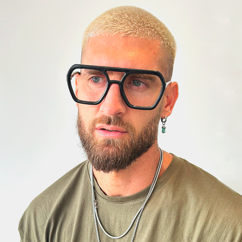 ÓCULOS DE GRAU Lyon - Preto Brilhante