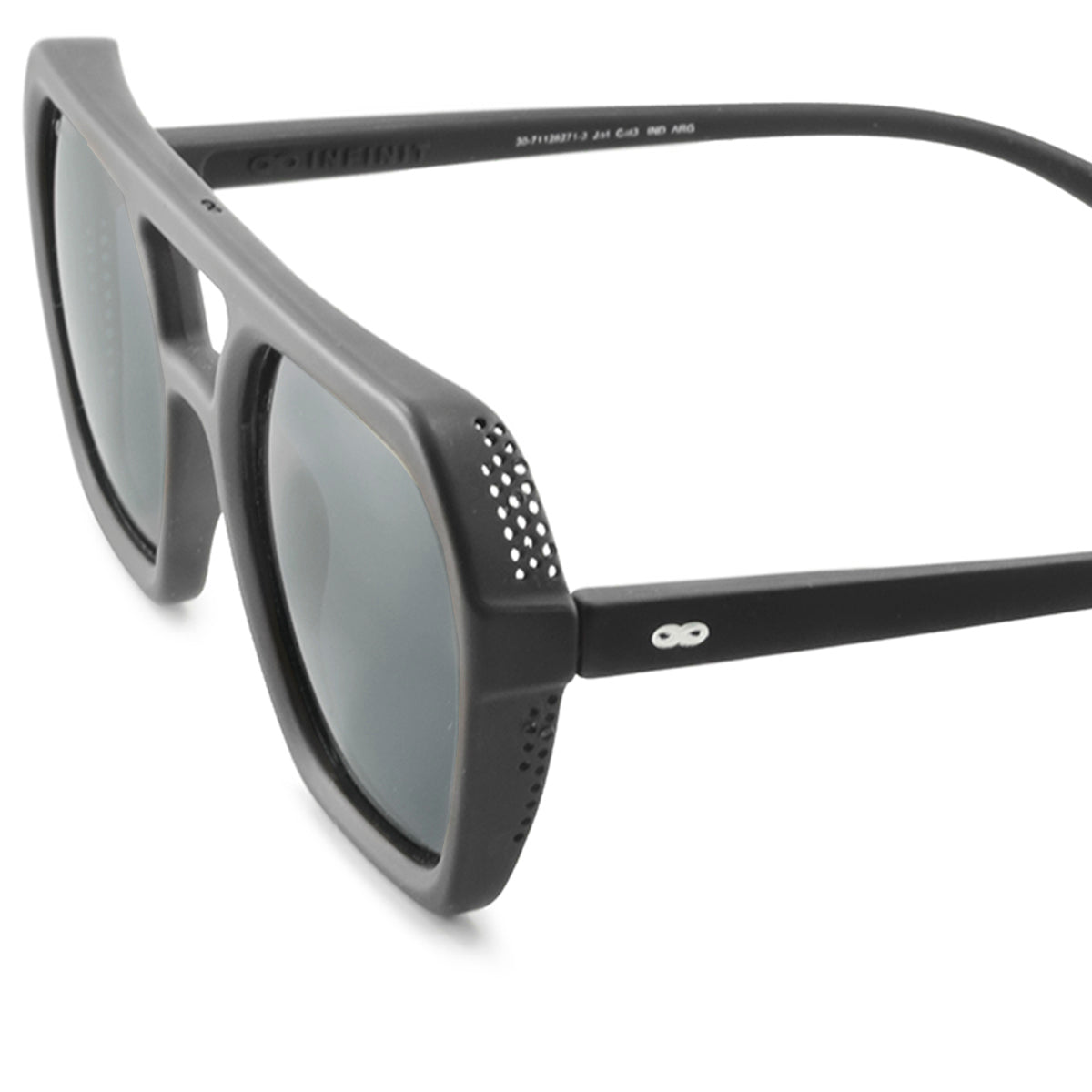 ÓCULOS DE SOL Lyon - Preto Fosco - Lente Cinza