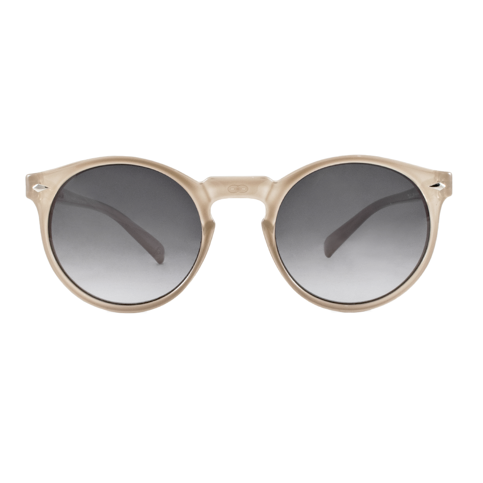Óculos de sol Tulum - MARROM leitoso - Lente degradada cinza