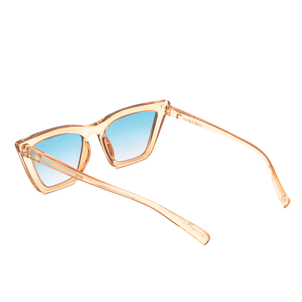 Óculos DE SOL Frida - Torrado - Lente Degrade Azul Claro