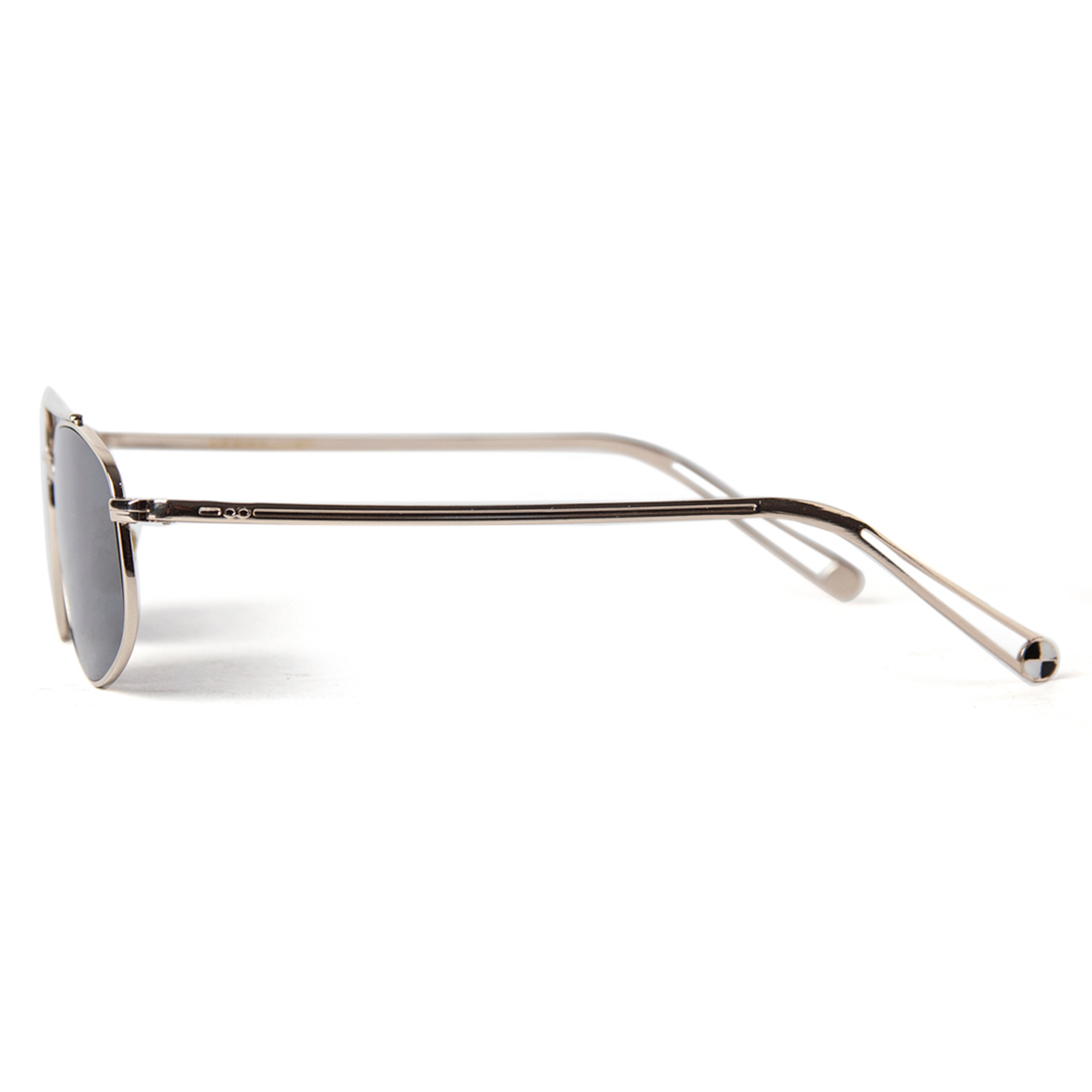 Óculos de sol Talladega - Ouro Claro - Lente cinza