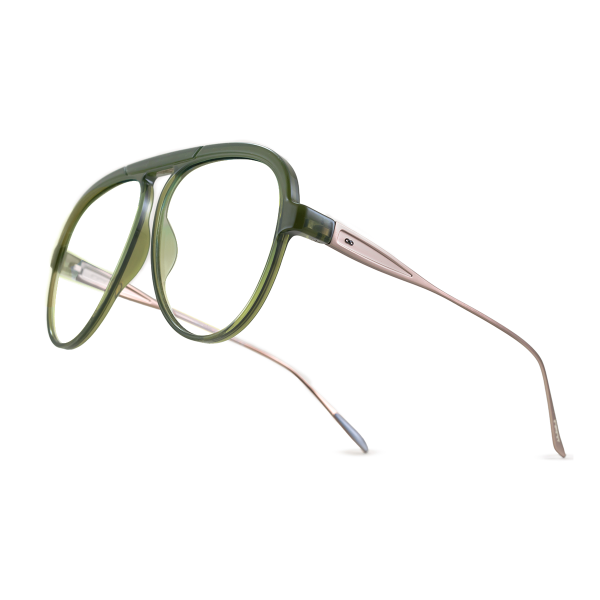 ÓCULOS DE GRAU Paris - Metal Verde Oliva