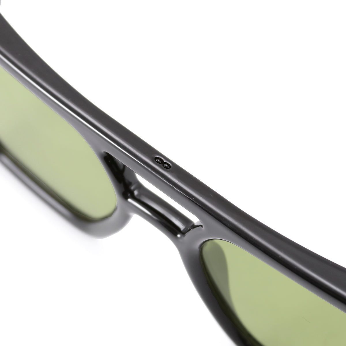 Óculos de Sol Lyon - Preto Brilhante - Lente Verde