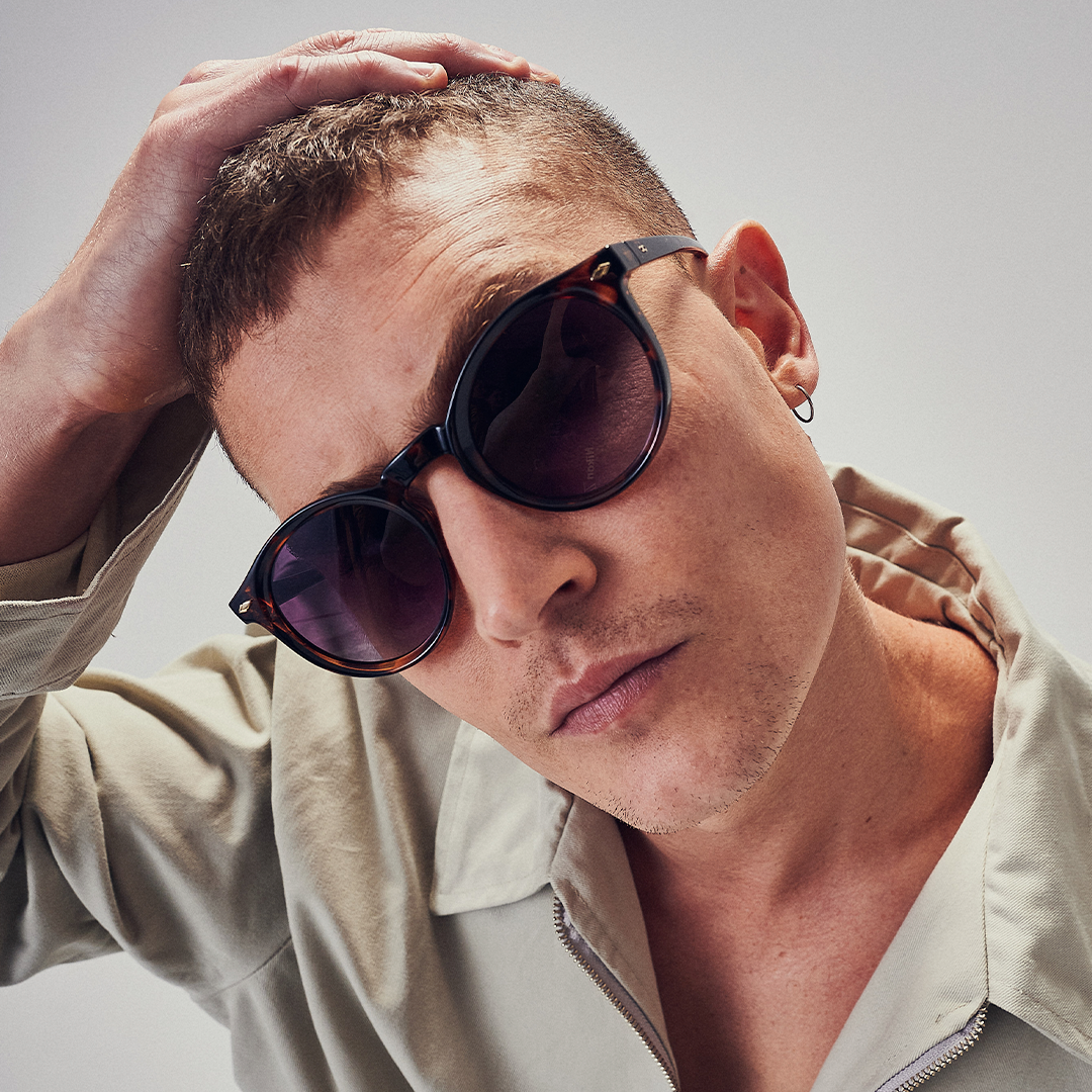 Óculos de sol Holbox - Tartaruga - Lente Gradiente Cinza