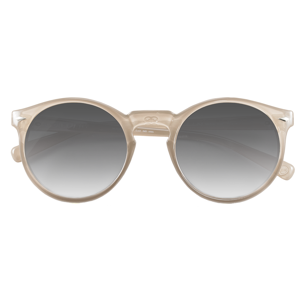 Óculos de sol Tulum - MARROM leitoso - Lente degradada cinza