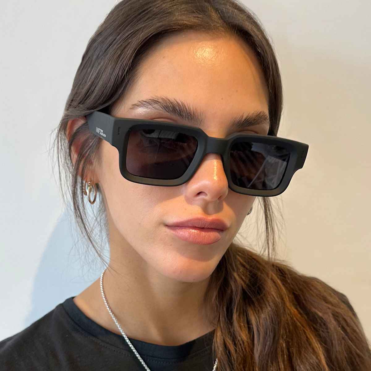 Óculos de sol Exclamation - Preto fosco - Lente cinza