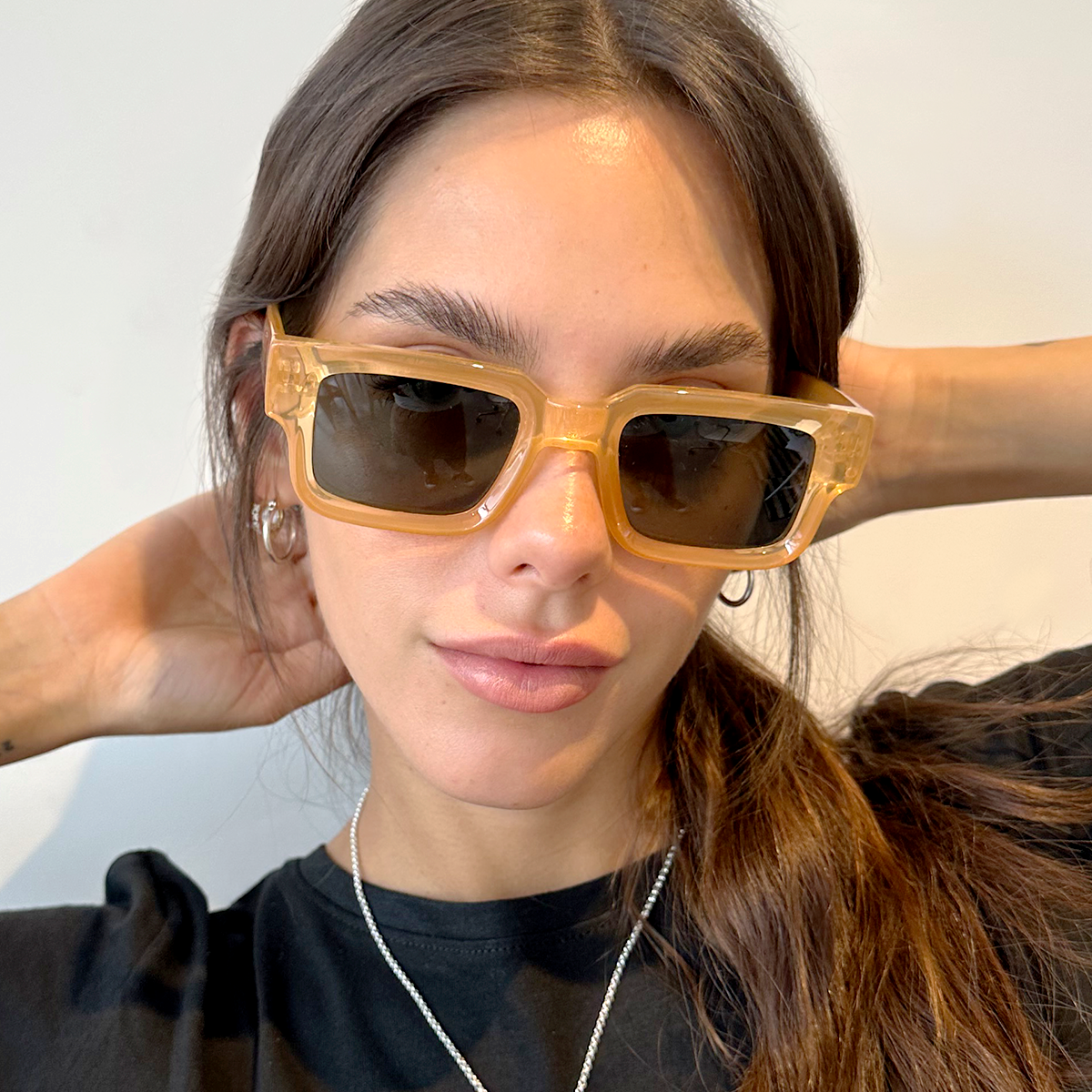 Óculos de sol EXCLAMATION - Mel - Lente Polarizada Verde