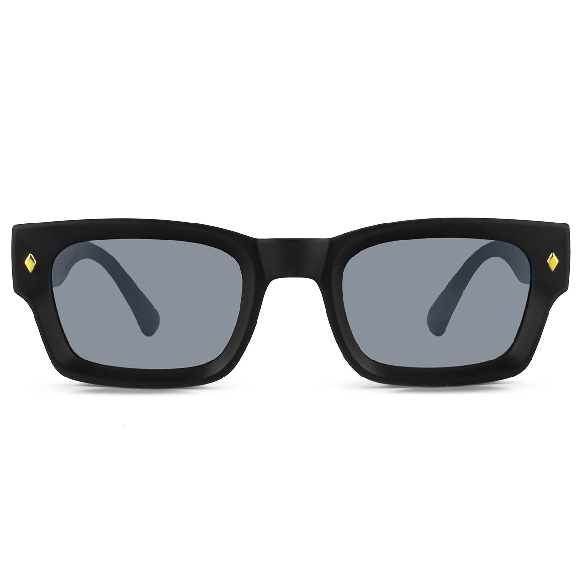 ÓCULOS DE SOL Admiration - Preto Fosco - Lente Cinza