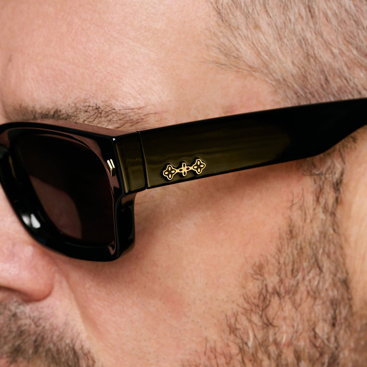 ÓCULOS DE SOL Admiration - Preto Brilhante - Lente Cinza