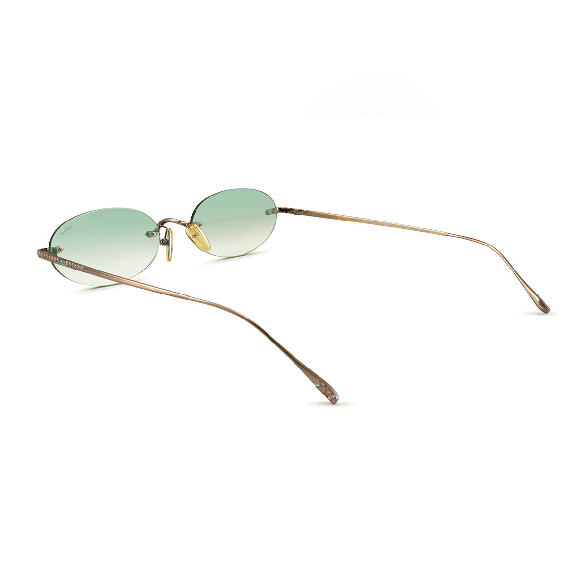 Óculos de sol Aero Quo - Chocolate - Lente degradada Verde