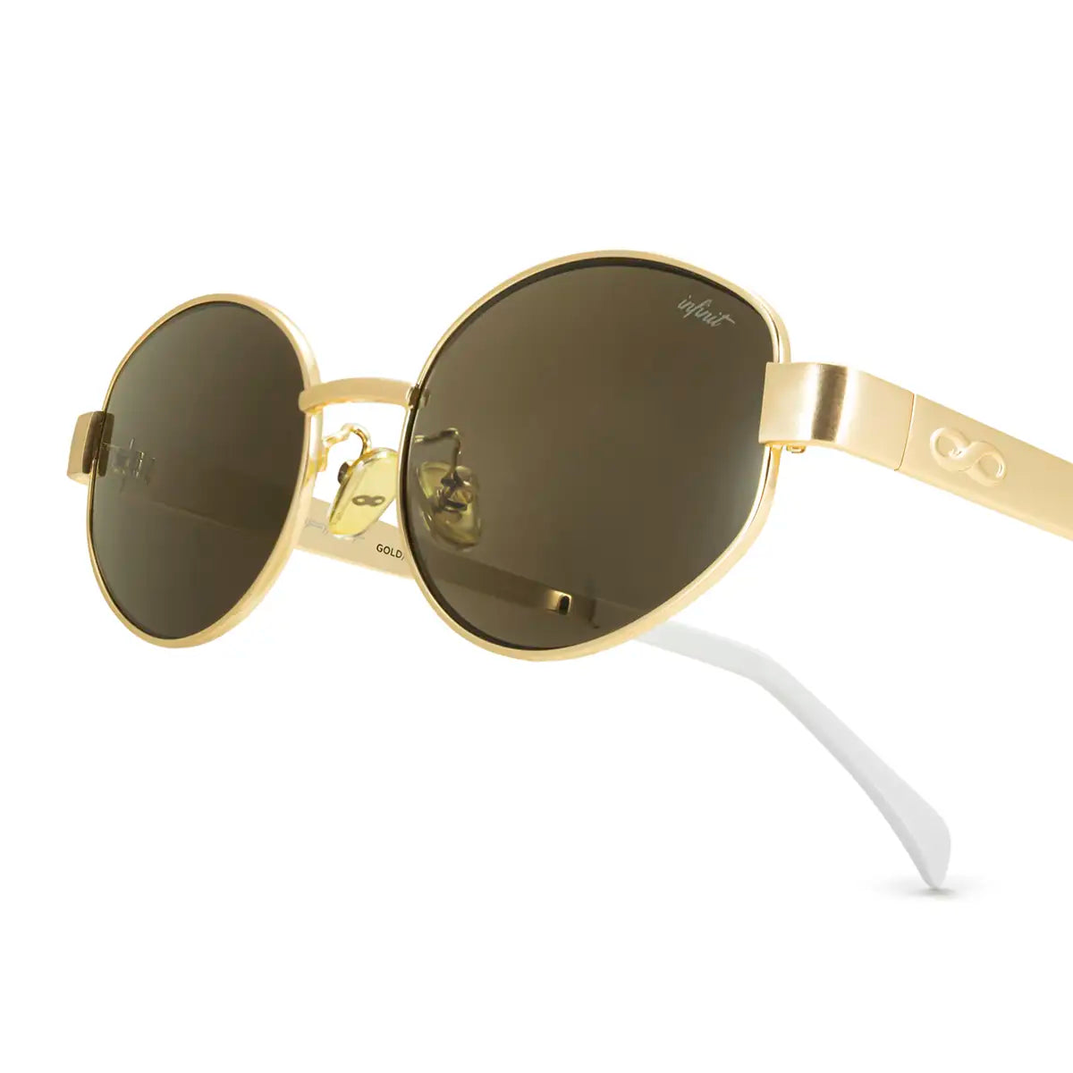 Óculos de sol Alaska - Ouro - Lente marrom