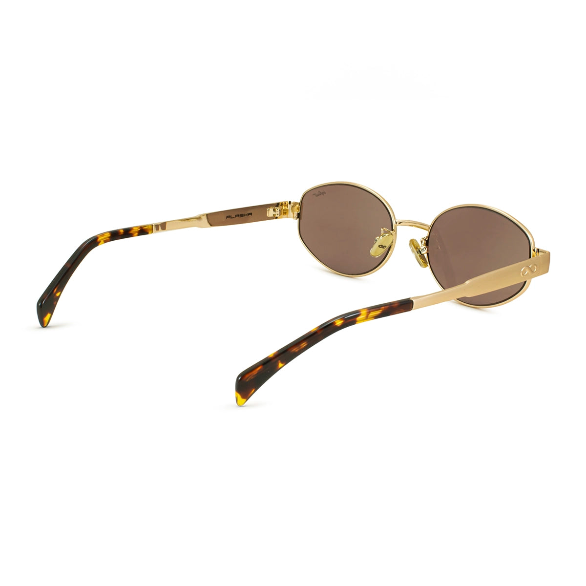 Óculos de sol Alaska - Ouro - Lente torrado