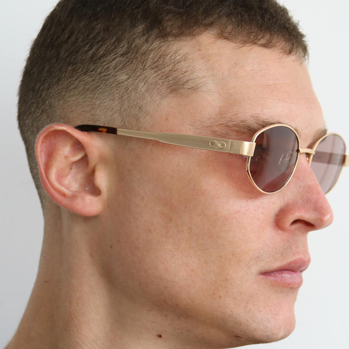 Óculos de sol Alaska - Ouro - Lente torrado