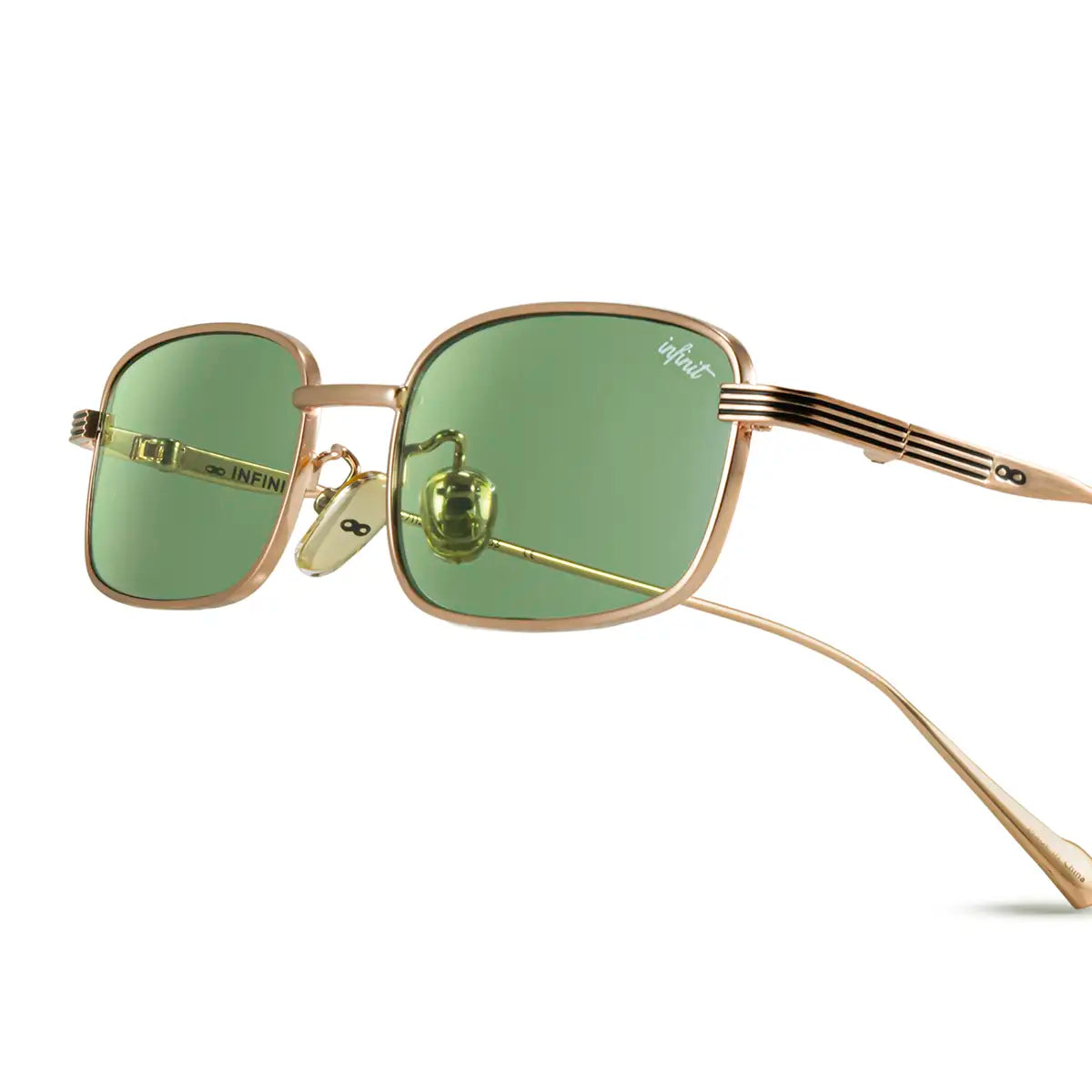 ÓCULOS DE SOL Bari - Ouro - Lente Verde