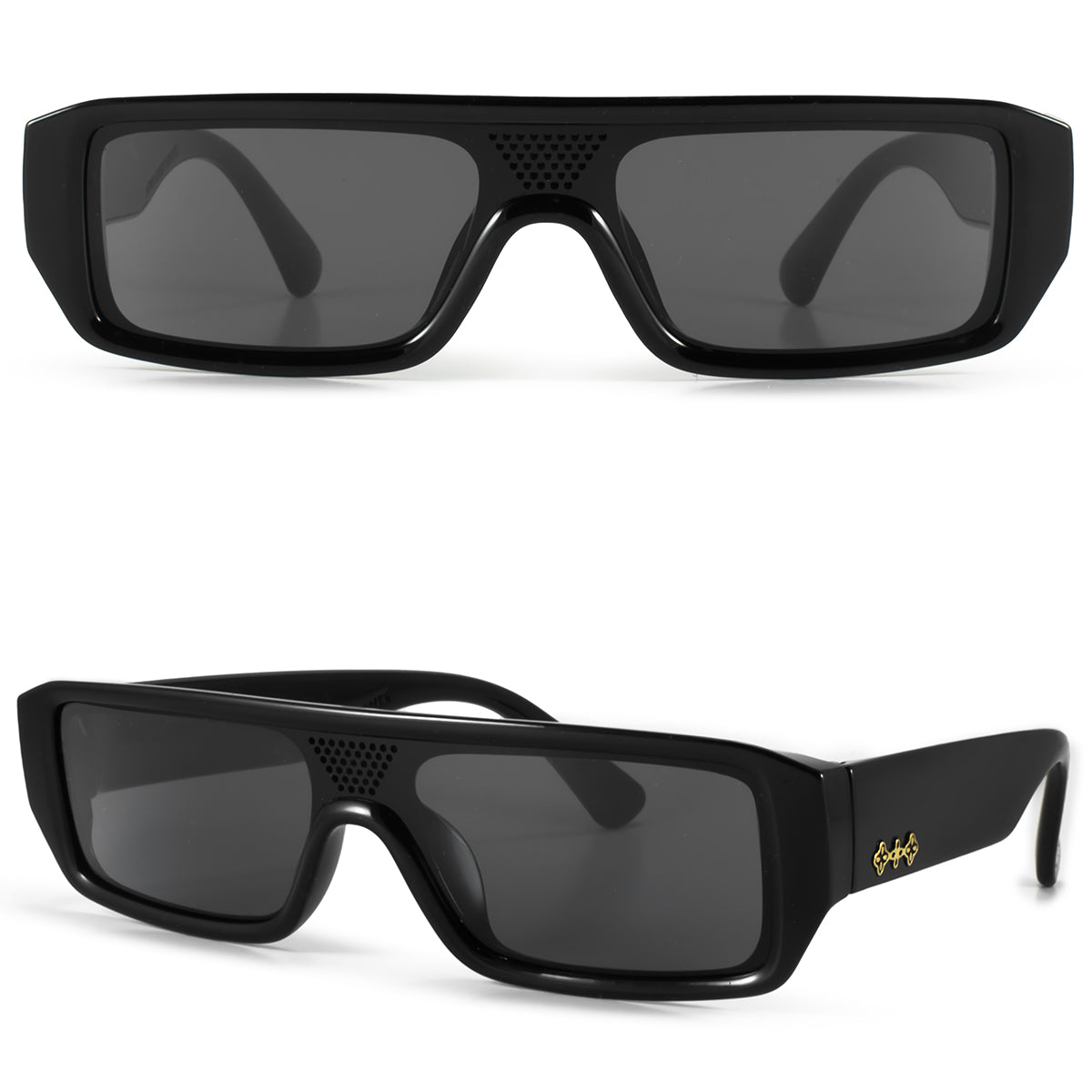 ÓCULOS DE SOL Beijing - Preto Brilhante - Lente Cinza