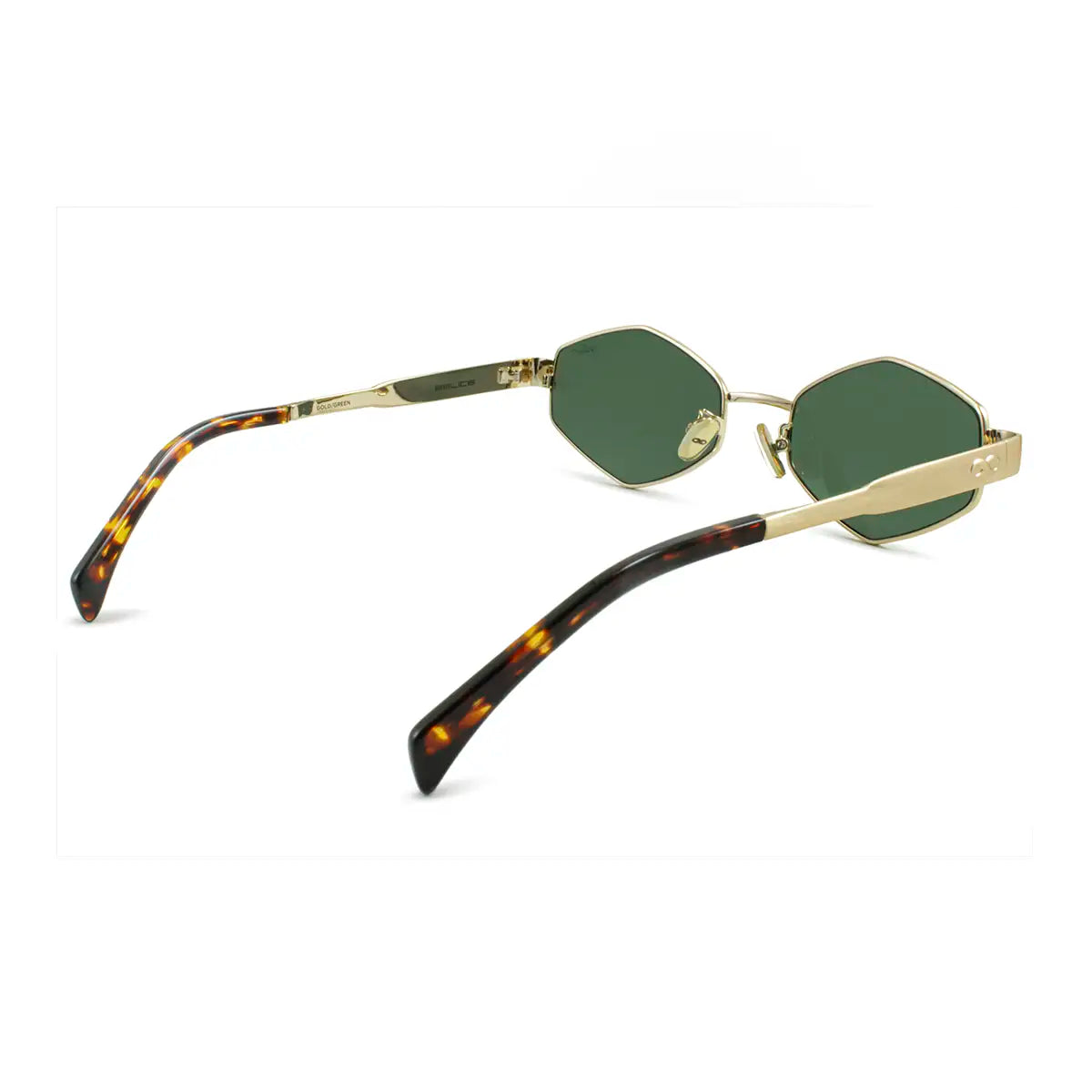 Óculos de sol Belice - Ouro - Lente Verde