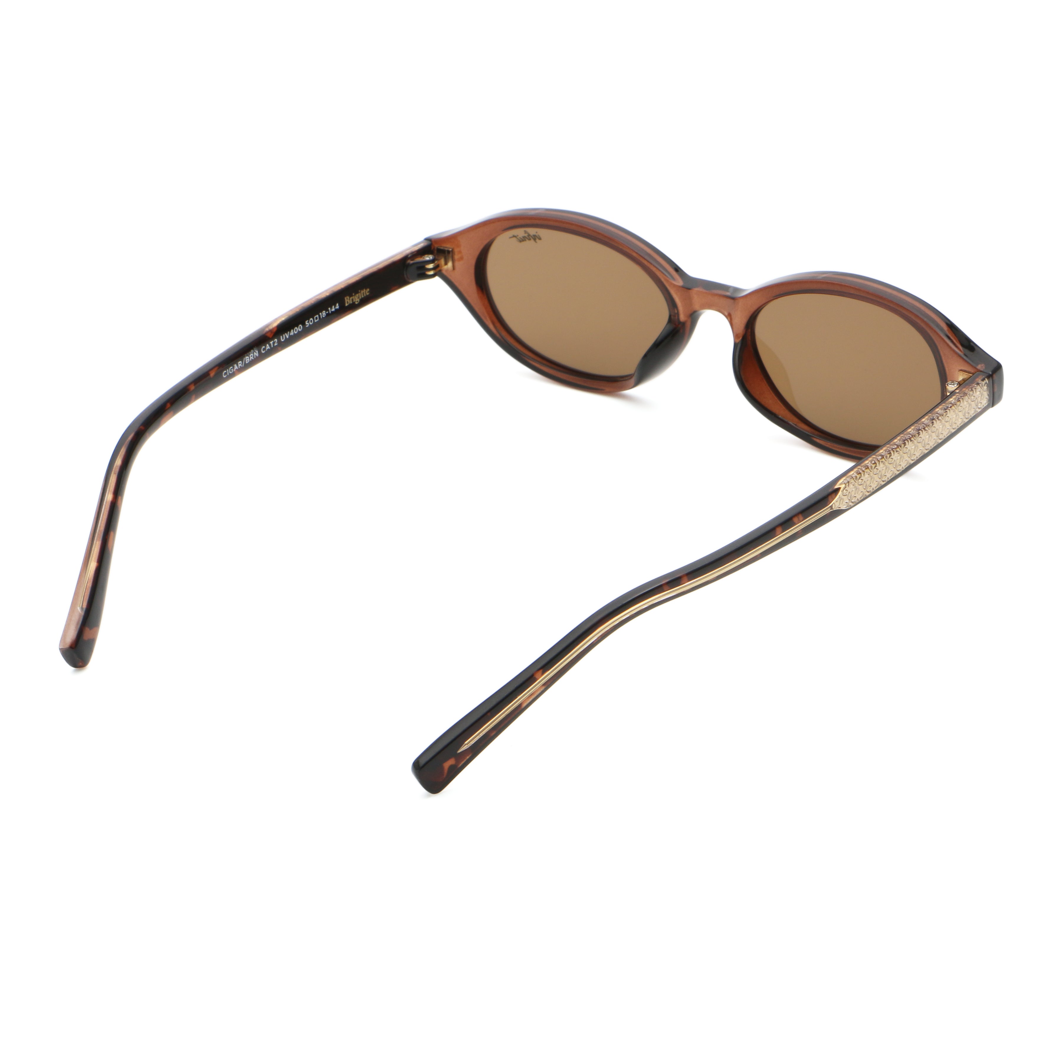 ÓCULOS DE SOL Brigitte - Borgonha - Lente Marrom