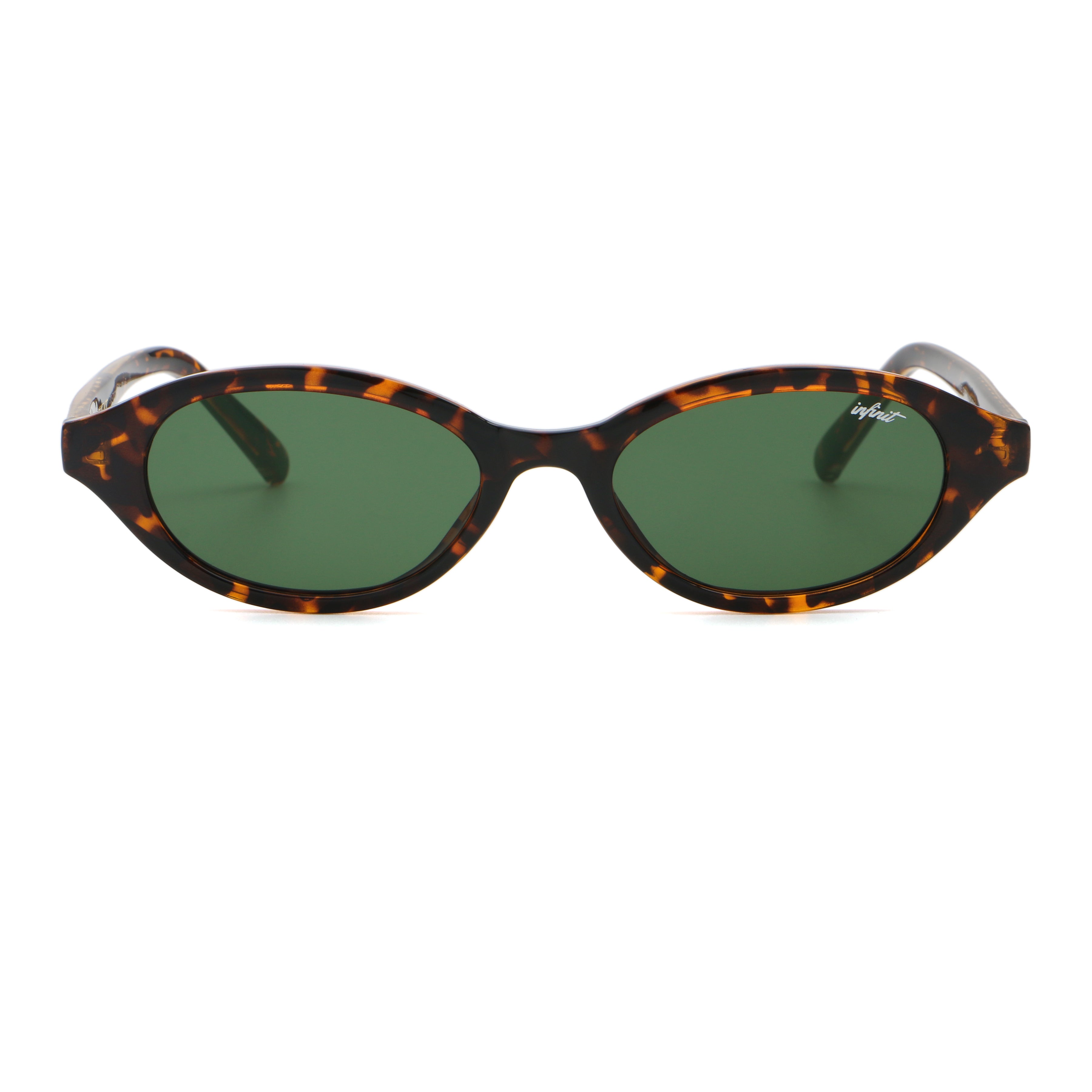 ÓCULOS DE SOL Brigitte - Dk Havana - Lente Verde