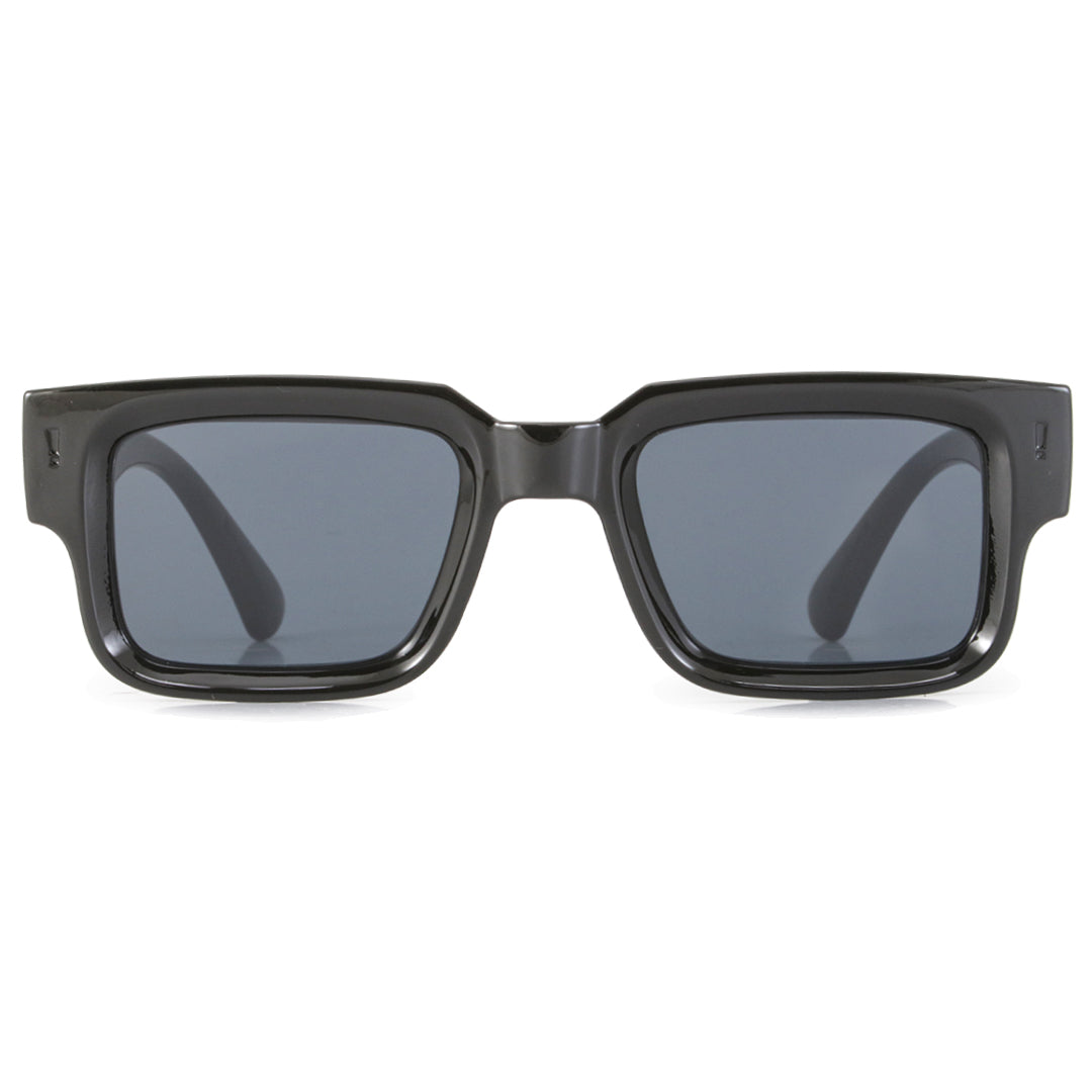 Óculos de Sol Exclamation - Preto Brilhante - Lente Cinza