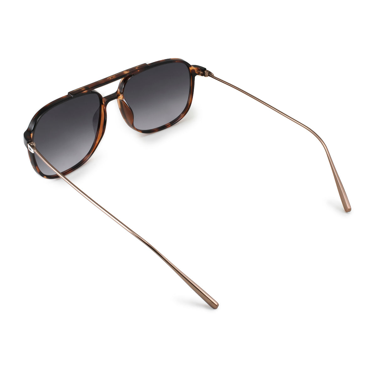 Óculos de sol Caravan - Metal Tortoise - Lente Gradiente Cinza