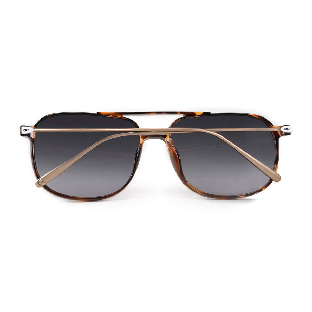 Óculos de sol Caravan - Metal Tortoise - Lente Gradiente Cinza