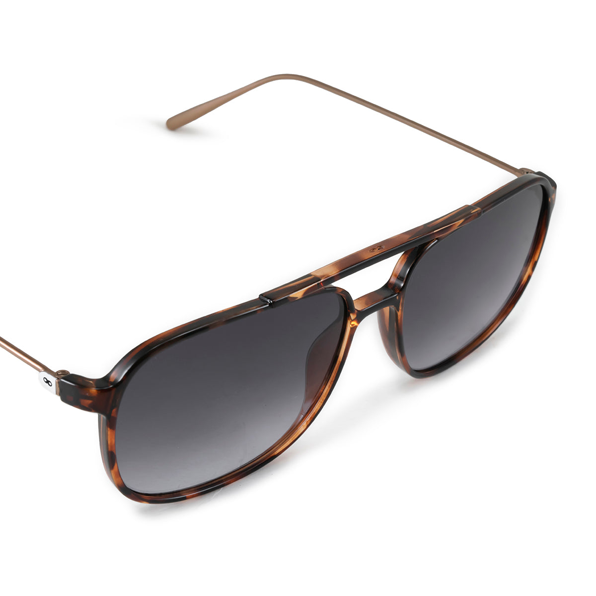 Óculos de sol Caravan - Metal Tortoise - Lente Gradiente Cinza