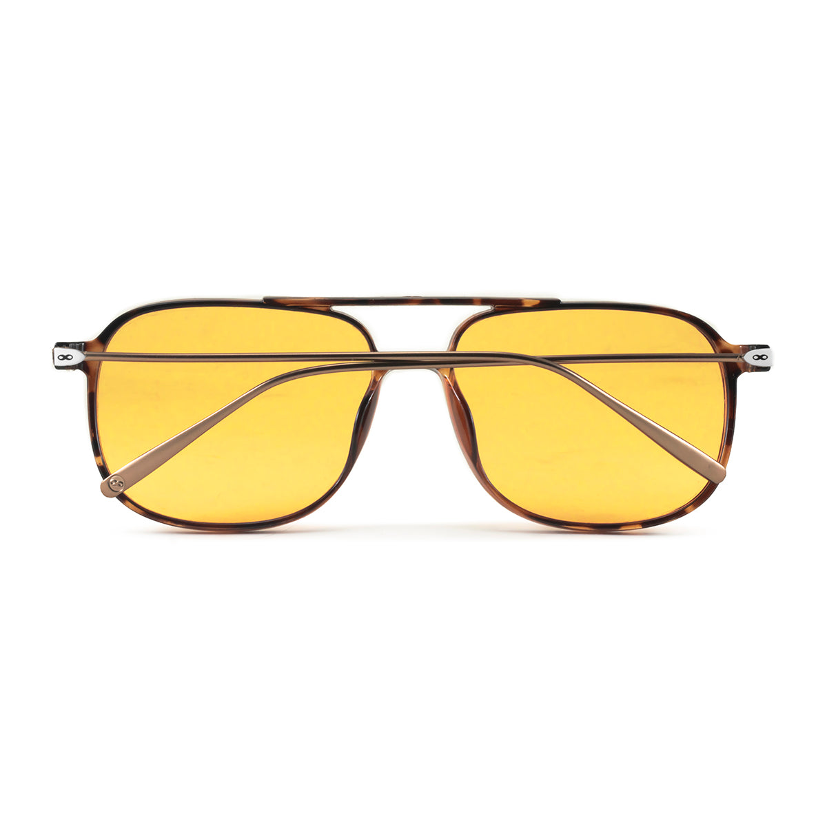 Óculos de sol Caravan - Metal Tartaruga - Lente Amarela